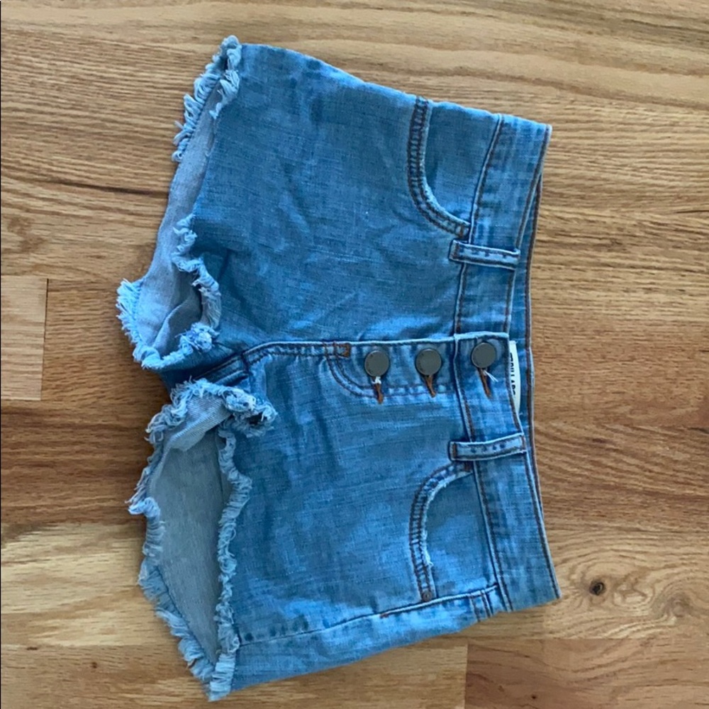 Cute boho denim shorts